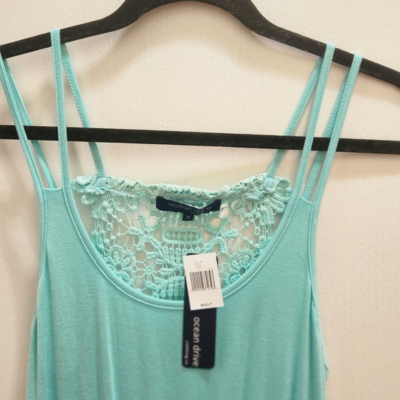 Ocean Drive Crochet Back Dress Size M - Picture 4 of 4